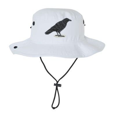 Crow Bird O White Surface Bucket Hat
