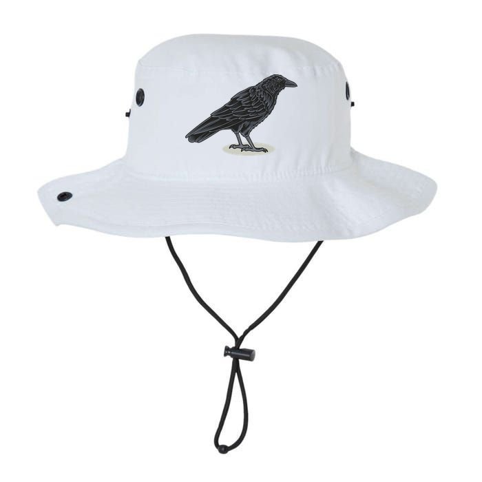 Crow Bird O White Surface Bucket Hat