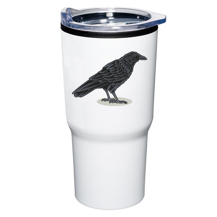 Crow Bird O White Surface Tumbler