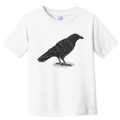 Crow Bird O White Surface Toddler T-Shirt