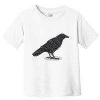 Crow Bird O White Surface Toddler T-Shirt