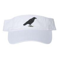 Crow Bird O White Surface Visor