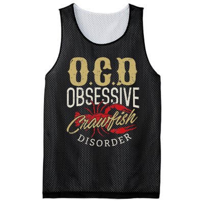 Crawfish Boil Ocd Funny Cajun Louisiana Festival Mesh Reversible Basketball Jersey Tank