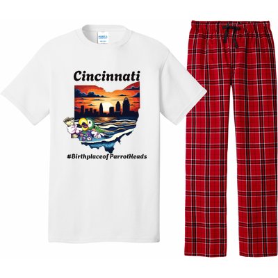 Cincinnati Birthplace Of Parrotheads Pajama Set