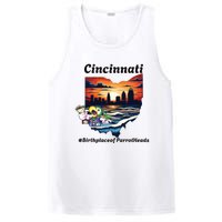 Cincinnati Birthplace Of Parrotheads PosiCharge Competitor Tank