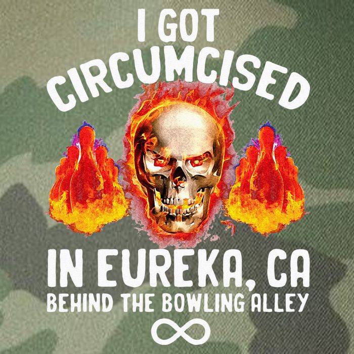 Circumcised Bowling Oddly Specific Humor Weird Funny Meme Legacy Tie Dye Trucker Hat