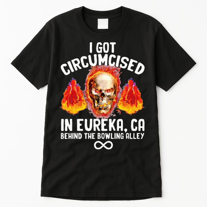 Circumcised Bowling Oddly Specific Humor Weird Funny Meme Tall T-Shirt