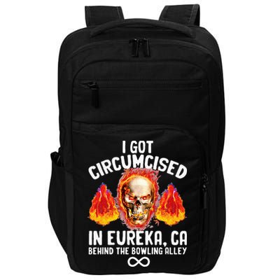 Circumcised Bowling Oddly Specific Humor Weird Funny Meme Impact Tech Backpack