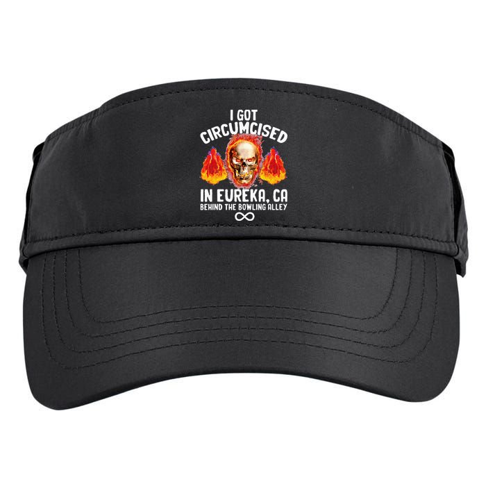 Circumcised Bowling Oddly Specific Humor Weird Funny Meme Adult Drive Performance Visor