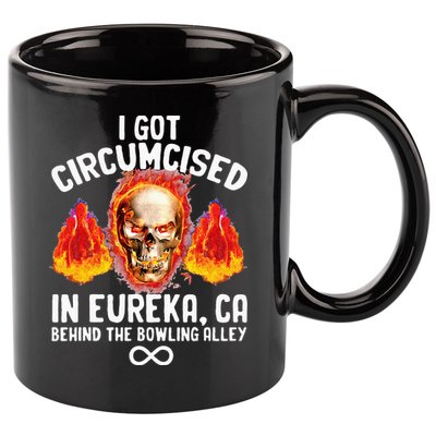 Circumcised Bowling Oddly Specific Humor Weird Funny Meme 11oz C Handle Ceramic Mug