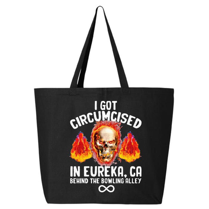 Circumcised Bowling Oddly Specific Humor Weird Funny Meme 25L Jumbo Tote