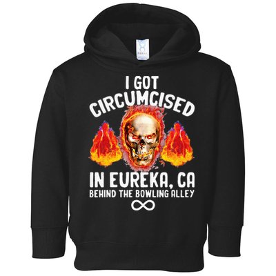 Circumcised Bowling Oddly Specific Humor Weird Funny Meme Toddler Hoodie