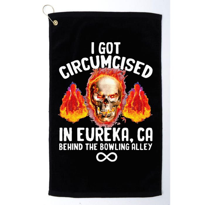 Circumcised Bowling Oddly Specific Humor Weird Funny Meme Golf Towel