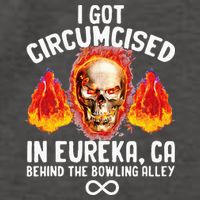 Circumcised Bowling Oddly Specific Humor Weird Funny Meme Vector Backpack