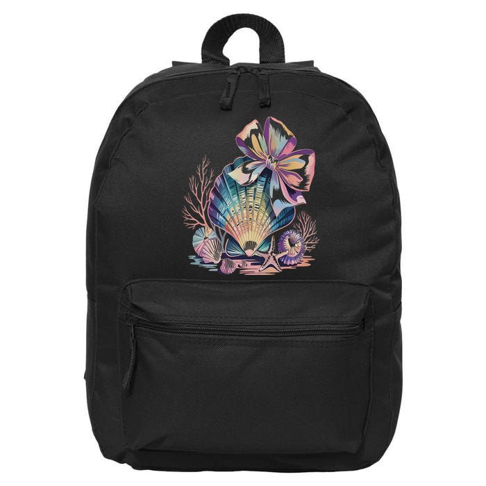 Coquette Bow Ocean Beach Coastal Summer Women 16 in Basic Backpack
