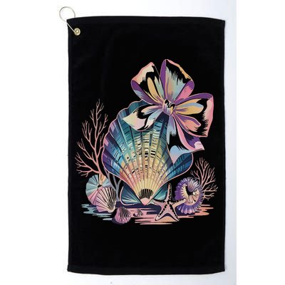 Coquette Bow Ocean Beach Coastal Summer Women Golf Towel