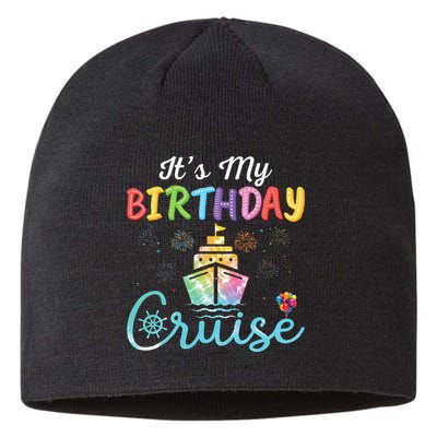Cruise Birthday Party Vacation Trip ItS My Birthday Cruise Sustainable Beanie