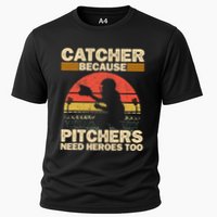 Catcher Because Pitchers Need Heroes Too Baseball Performance Shirt