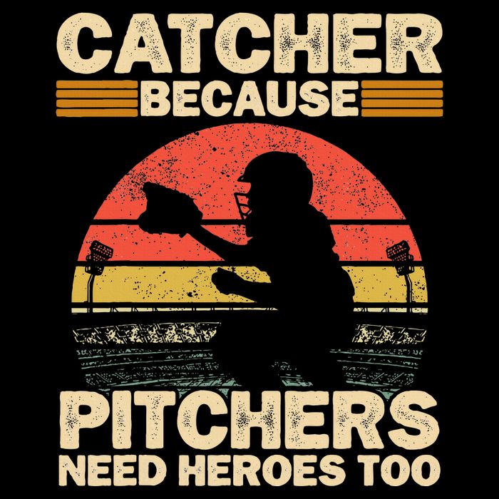 Catcher Because Pitchers Need Heroes Too Baseball 16 in Basic Backpack