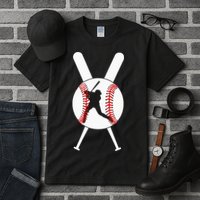 Cool Baseball Player Tall T-Shirt