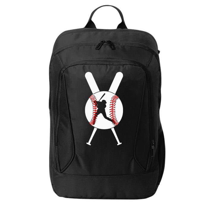 Cool Baseball Player City Backpack