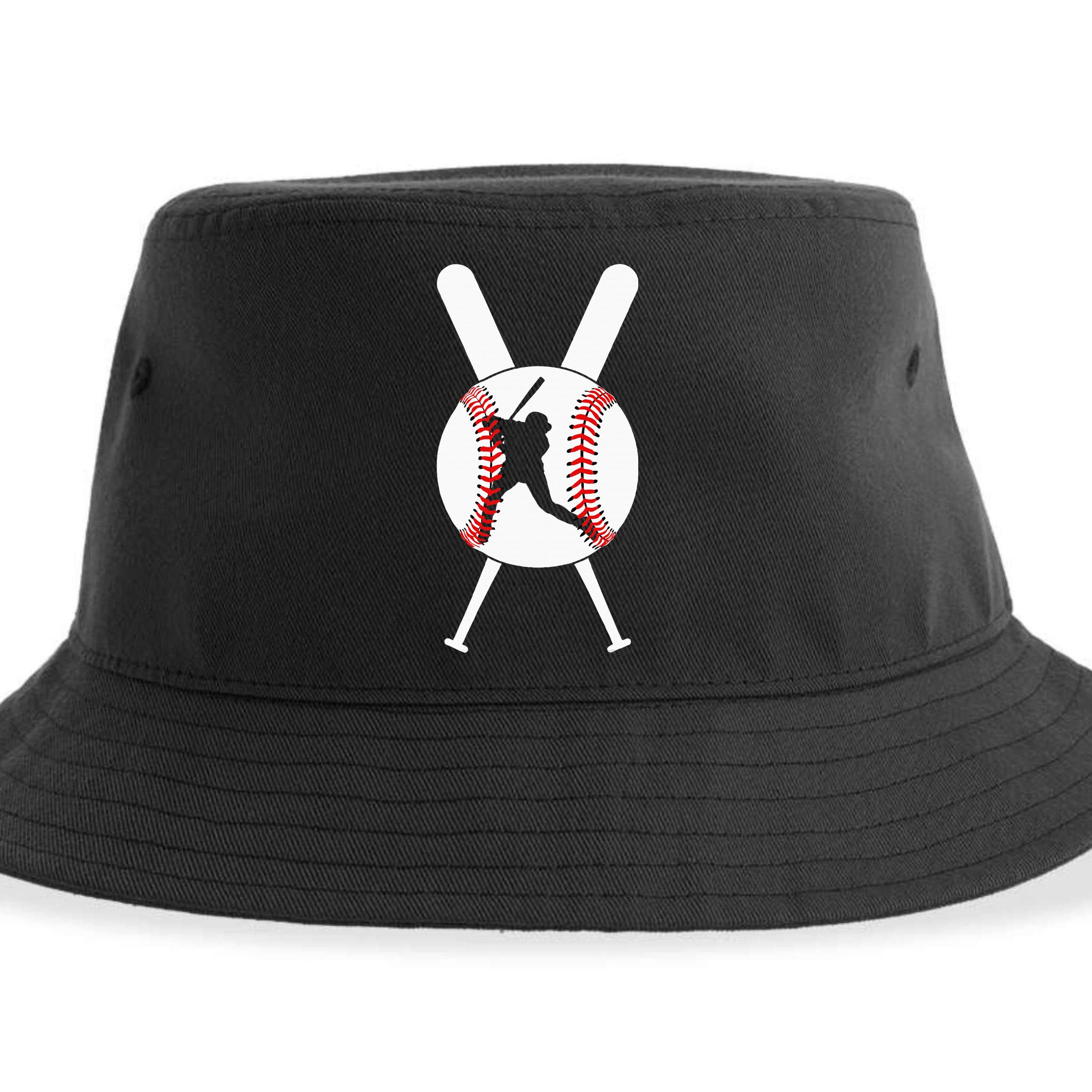Cool Baseball Player Sustainable Bucket Hat