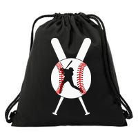 Cool Baseball Player Drawstring Bag