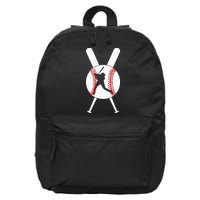 Cool Baseball Player 16 in Basic Backpack