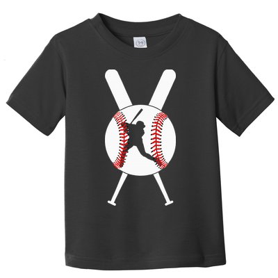 Cool Baseball Player Toddler T-Shirt