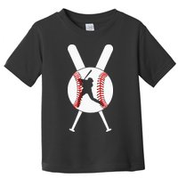 Cool Baseball Player Toddler T-Shirt