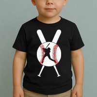 Cool Baseball Player Toddler T-Shirt