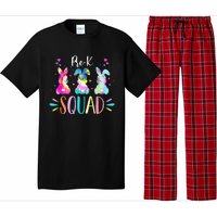 Cute Bunnies Pre-k Teacher Squad Easter Day Tie Dye Pajama Set