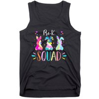 Cute Bunnies Pre-k Teacher Squad Easter Day Tie Dye Tank Top