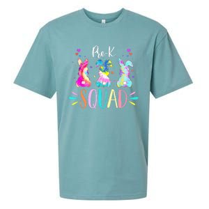 Cute Bunnies Pre-k Teacher Squad Easter Day Tie Dye Sueded Cloud Jersey T-Shirt