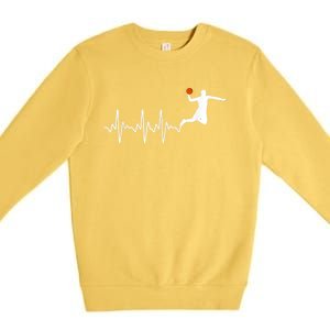 Cool Basketball Player Design For Men Women Basketball Lover Premium Crewneck Sweatshirt