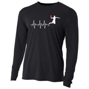 Cool Basketball Player Design For Men Women Basketball Lover Cooling Performance Long Sleeve Crew