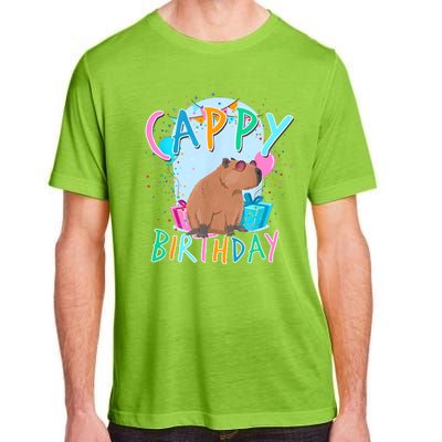 Capybara Birthday Party Capybaras For Girl And Boy Adult ChromaSoft Performance T-Shirt