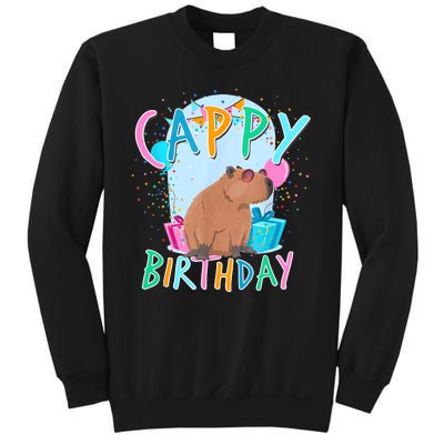 Capybara Birthday Party Capybaras For Girl And Boy Sweatshirt