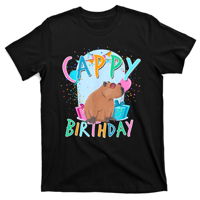 Capybara Birthday Party Capybaras For Girl And Boy T-Shirt