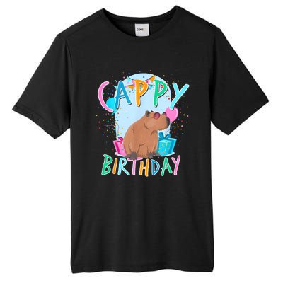 Capybara Birthday Party Capybaras For Girl And Boy Tall Fusion ChromaSoft Performance T-Shirt