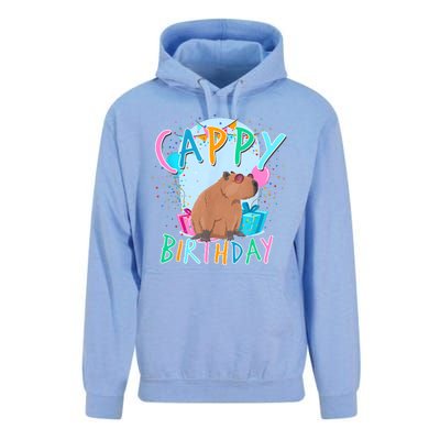 Capybara Birthday Party Capybaras For Girl And Boy Unisex Surf Hoodie