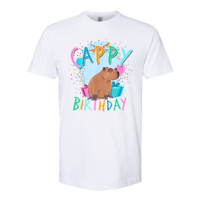 Capybara Birthday Party Capybaras For Girl And Boy Softstyle CVC T-Shirt