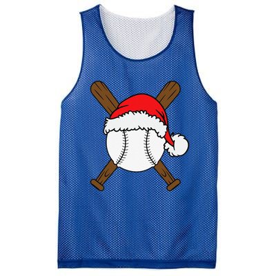 Christmas Baseball Player Santa Sports Design For Funny Mesh Reversible Basketball Jersey Tank