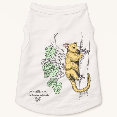 Common Brushtail Possum Trichosurus Vulpecula Engraved Doggie Tank