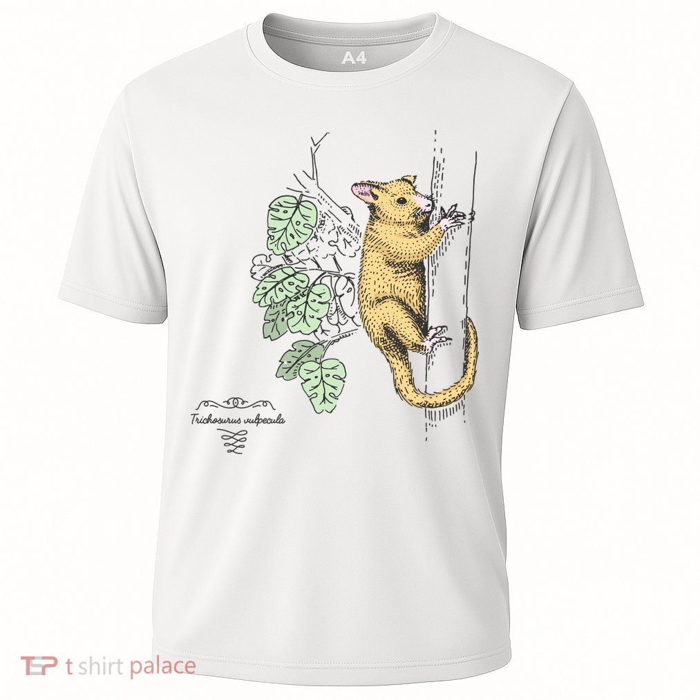 Common Brushtail Possum Trichosurus Vulpecula Engraved Performance Shirt