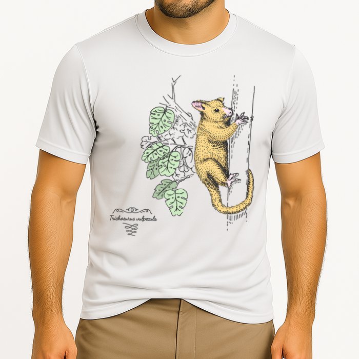 Common Brushtail Possum Trichosurus Vulpecula Engraved Performance Shirt