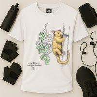 Common Brushtail Possum Trichosurus Vulpecula Engraved Performance Shirt