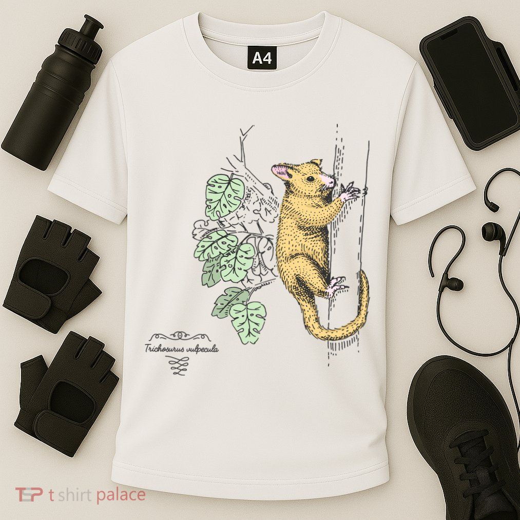 Common Brushtail Possum Trichosurus Vulpecula Engraved Performance Shirt