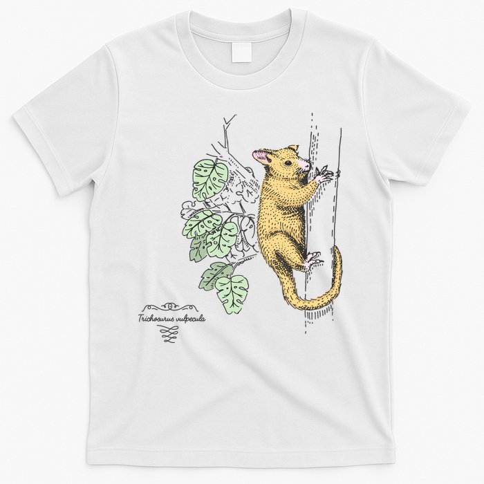 Common Brushtail Possum Trichosurus Vulpecula Engraved T-Shirt