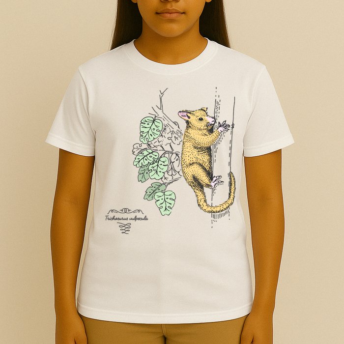 Common Brushtail Possum Trichosurus Vulpecula Engraved T-Shirt